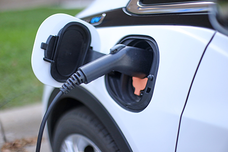 white car electric charging Lakewood, co